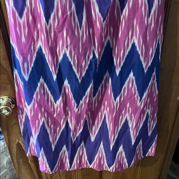 Zara Vibrant Pink and Purple Strapless Maxi Dress/Skirt - Picture 3 of 4